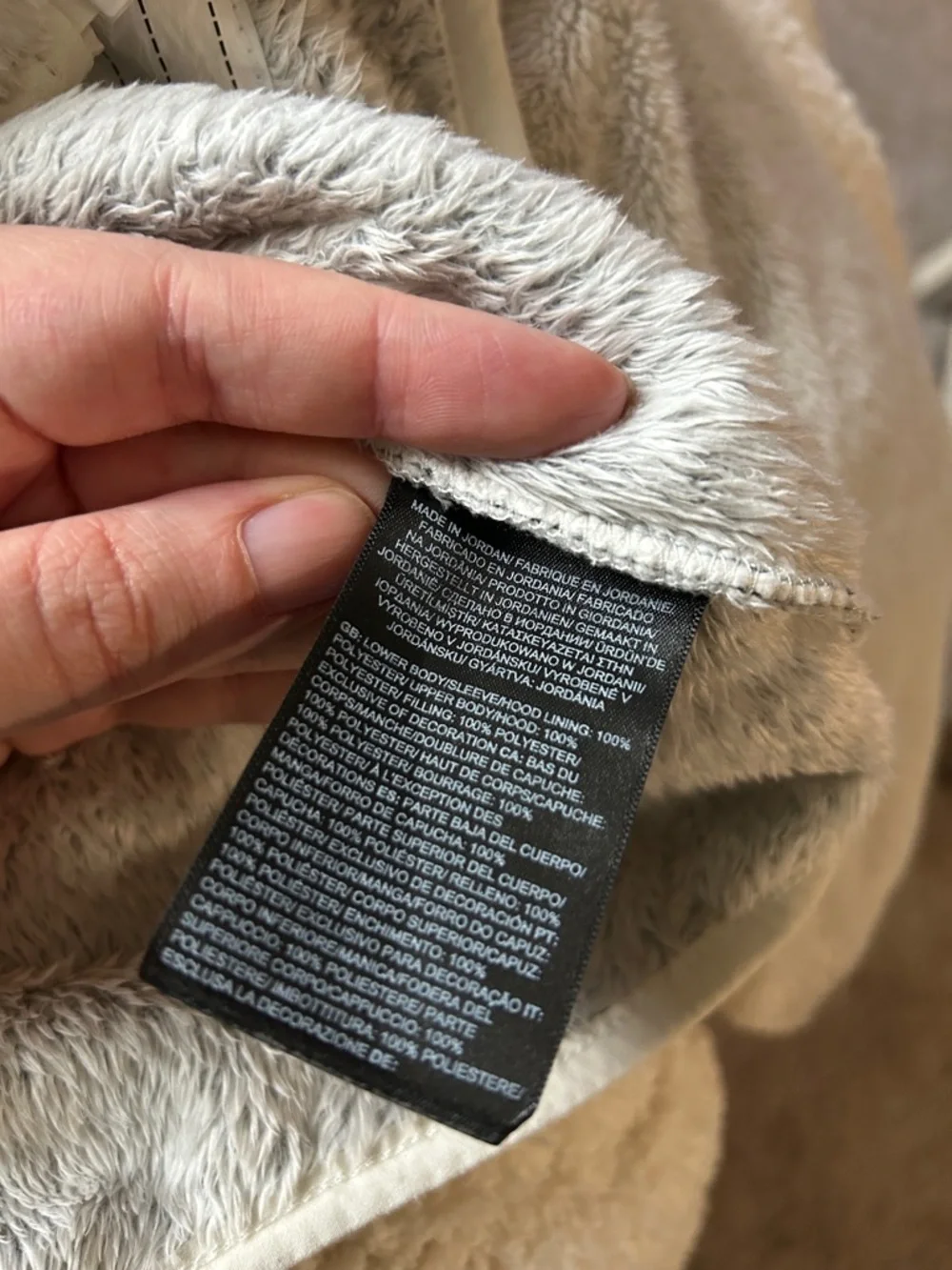 *closet clean out* The North Face Cream-White Quilted Hooded Jacket